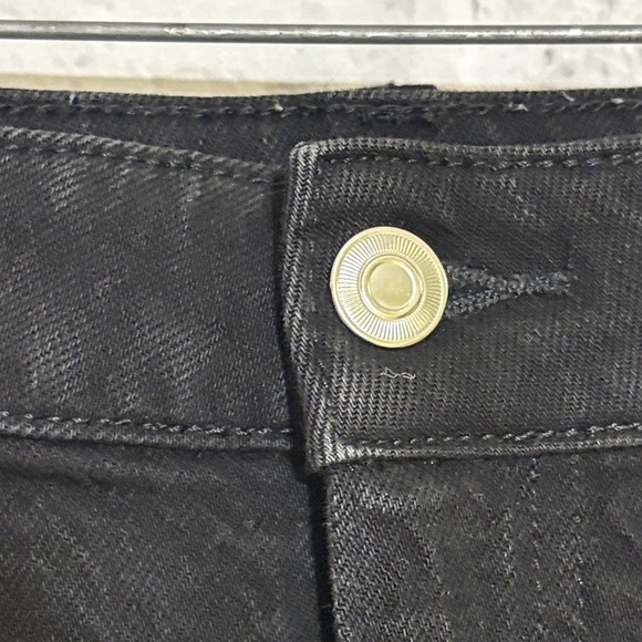 H&M Women's Black Straight Leg Jeans, size XL - Picture 3 of 8